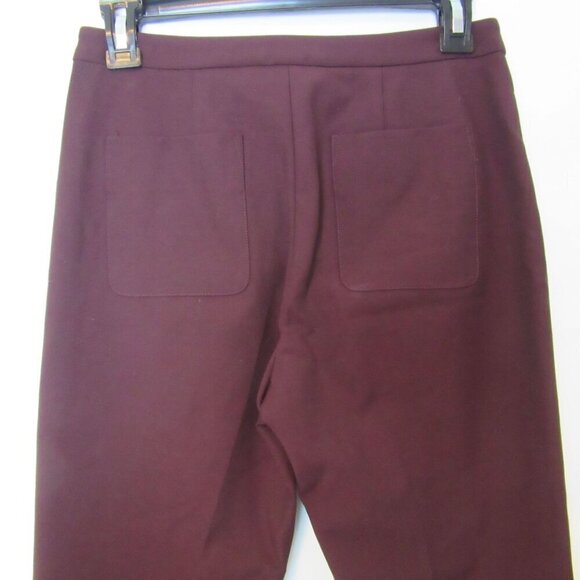 R Label The Reset Skinny Ankle Pants Dark Purple Maroon Work Office Career XS - Picture 5 of 7